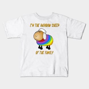 I'm The Rainbow Sheep Of The Family Kids T-Shirt